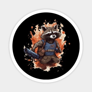 rocket raccoon Magnet